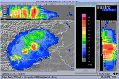 Bildvergrößerung Wetter-Radarbild, 325 kB 