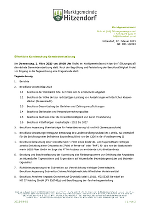 Öffentliche Gemeinderatssitzung 