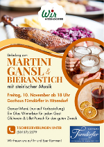 Martinigansl und Bieranstich 