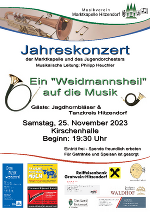 Jahreskonzert "Ein Weidmannsheil auf die Musik" 