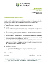 Öffentliche Gemeinderatssitzung 