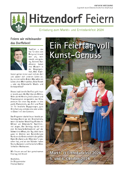 Sonderausgabe Marktfest, September 2024 