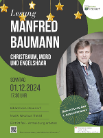 Lesung mit Manfred Baumann "Christbaum, Mord und Engelshaar" 
