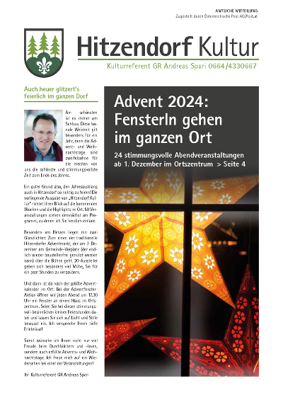 Sonderausgabe Kultur, November 2024 