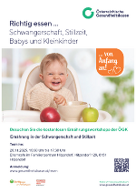Workshop "Ernährung in der Schwangerschaft und Stillzeit" 