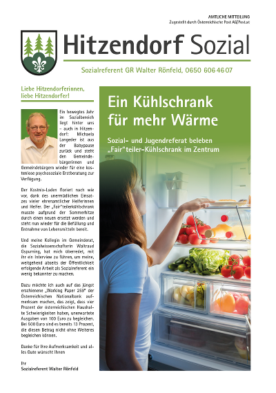 Sonderausgabe Sozial, Jänner 2025 