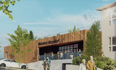 Die neue Bibliothek öffnet am 1. September. © ARTiVO Die neue Bibliothek öffnet am 1. September. © ARTiVO