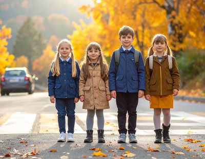 Achtung Kinder! heißt es jetzt wieder im Straßenverkehr © KST_Firefly Achtung Kinder! heißt es jetzt wieder im Straßenverkehr © KST_Firefly