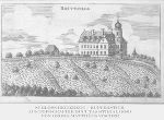 Schloss Reiteregg - Kupferstich aus Topographie Ducutas Stirial (1681) von Georg Matthäus Vischer 