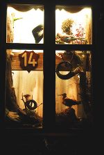 „Weidmanns heil“ ist das Motto des 14. Adventfensters, gestaltet von den Jagdhornbläsern 