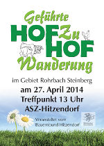 Geführte Hof zu Hof Wanderung (bei jedem Wetter!) 