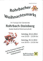 Rohrbacher Weihnachtsmarkt 