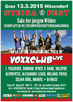 Steirafest mit Gala der jungen Wilden 