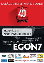 Jubiläumsfest 40 Jahre Stammtisch Wenzl-Bogner mit "Egon 7" 