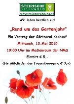 Vortrag "Rund um das Gartenjahr" 