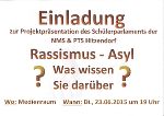 Projektpräsentation "Rassismus - Asyl" 