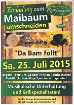 Maibaum umschneiden 