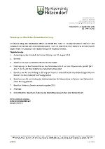 Öffentliche Gemeinderatssitzung 