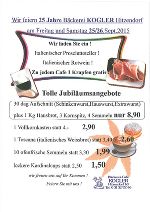 Jubiläum "25 Jahre Bäckerei Kogler" 