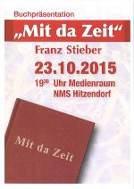 Lesung und Buchpräsentation "Mit da Zeit" 