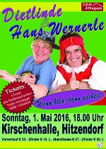 Dietlinde & Hans Wernerle "Wenn bled, dann gscheit" 