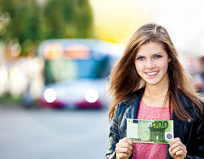 100 Euro sparen beim Fahren mit Bus, Zug und Tram 