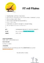 Start Fitnesskurs "Pilates" 