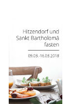 Infoabend "Hitzendorf und Sankt Bartholomä fasten" 