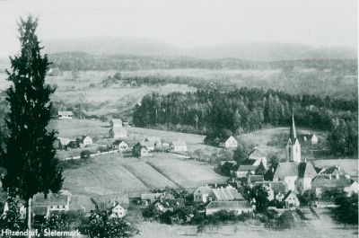 Alte Ansicht der Gemeinde Hitzendorf 